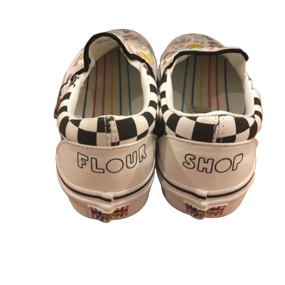 Vans Flour Shop Icon Checker Board Women Size 6.5 - Picture 3 of 4
